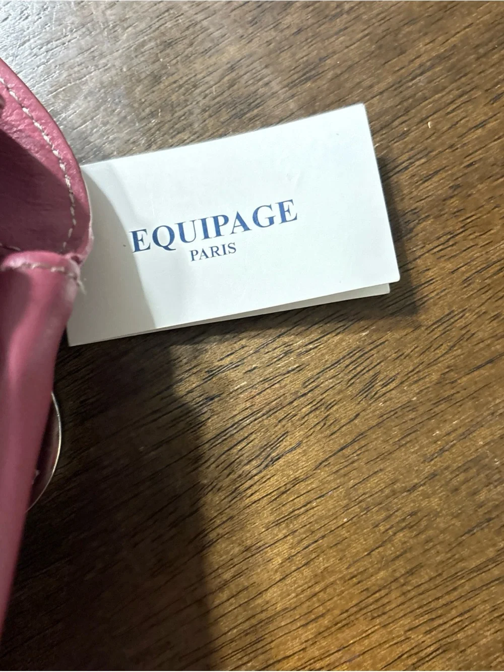 VOGLIA EQUIPAGE PARIS Genuine Leather Pink Handbag Purse NWT BA101 251 2005